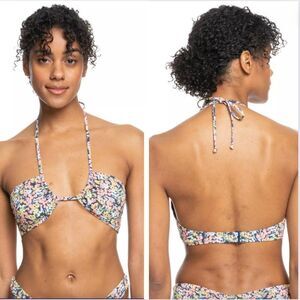 NWT Roxy PT Beach Classics Fashion Tri Bikini Top XL